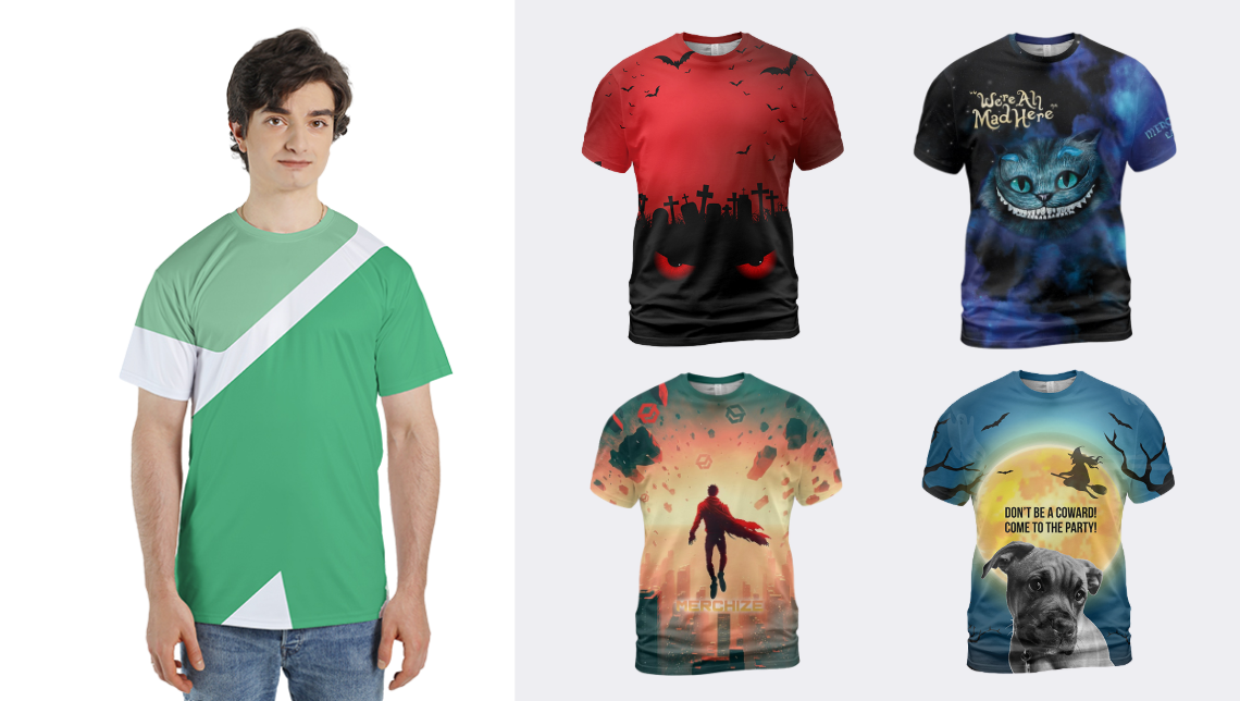 Áo Phông AOP (All-Over Print T-shirts)