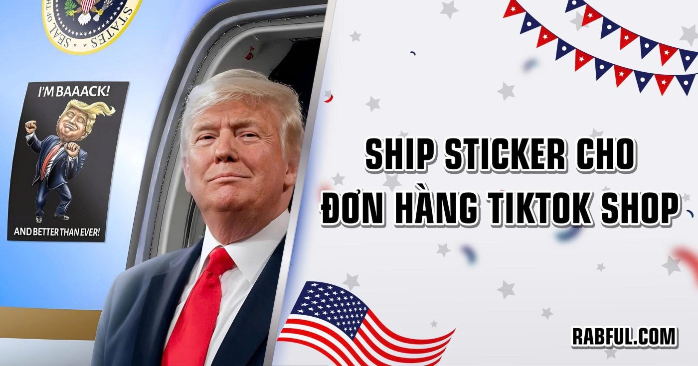 Ship Sticker Cho Đơn Hàng Tiktok Shop