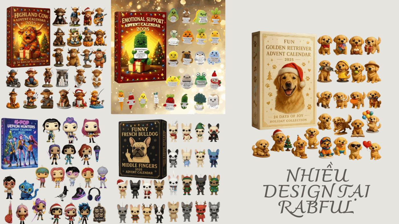 NHIỀU DESIGN TẠI RABFUL