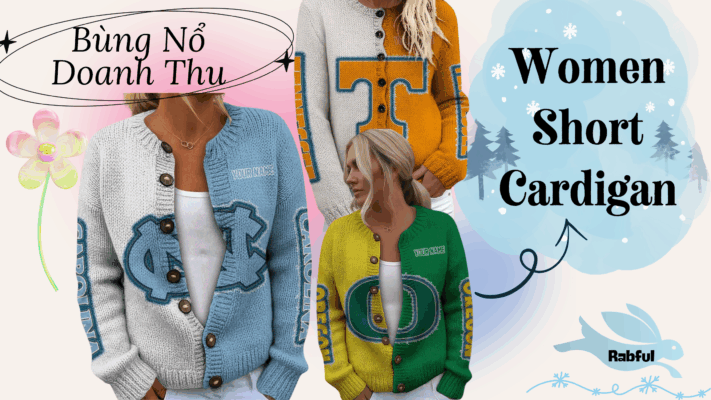 Bùng Nổ Doanh Thu Với Sản Phẩm Mới Của Rabful - Women Short Cardigan
