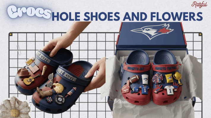 Bùng Nổ Doanh Thu Q4 Với Crocs Hole Shoes And Flowers Của Rabful