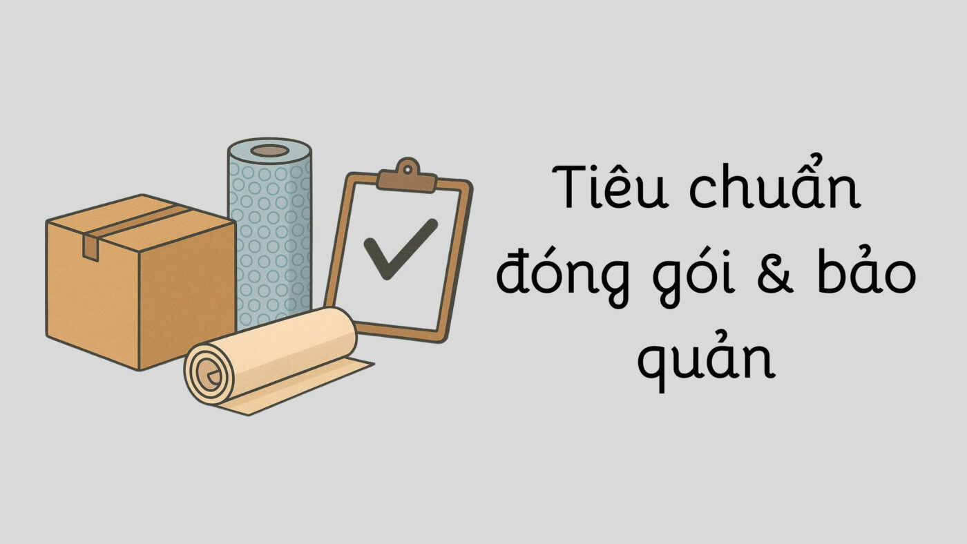 Tiêu chuẩn đóng gói & bảo quản