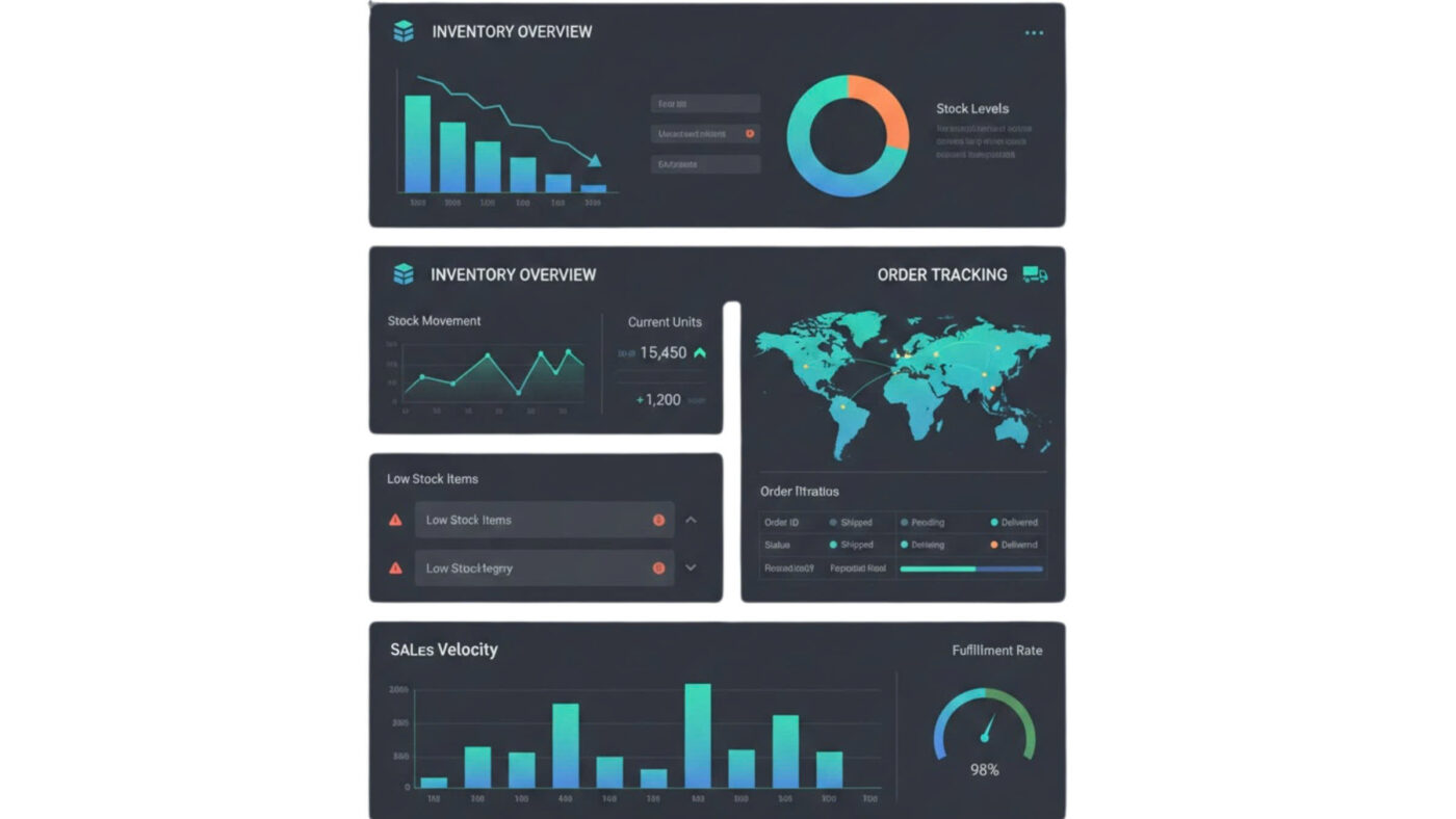 Dashboard Báo Cáo Tồn Kho & Tracking Chuẩn Cho Seller