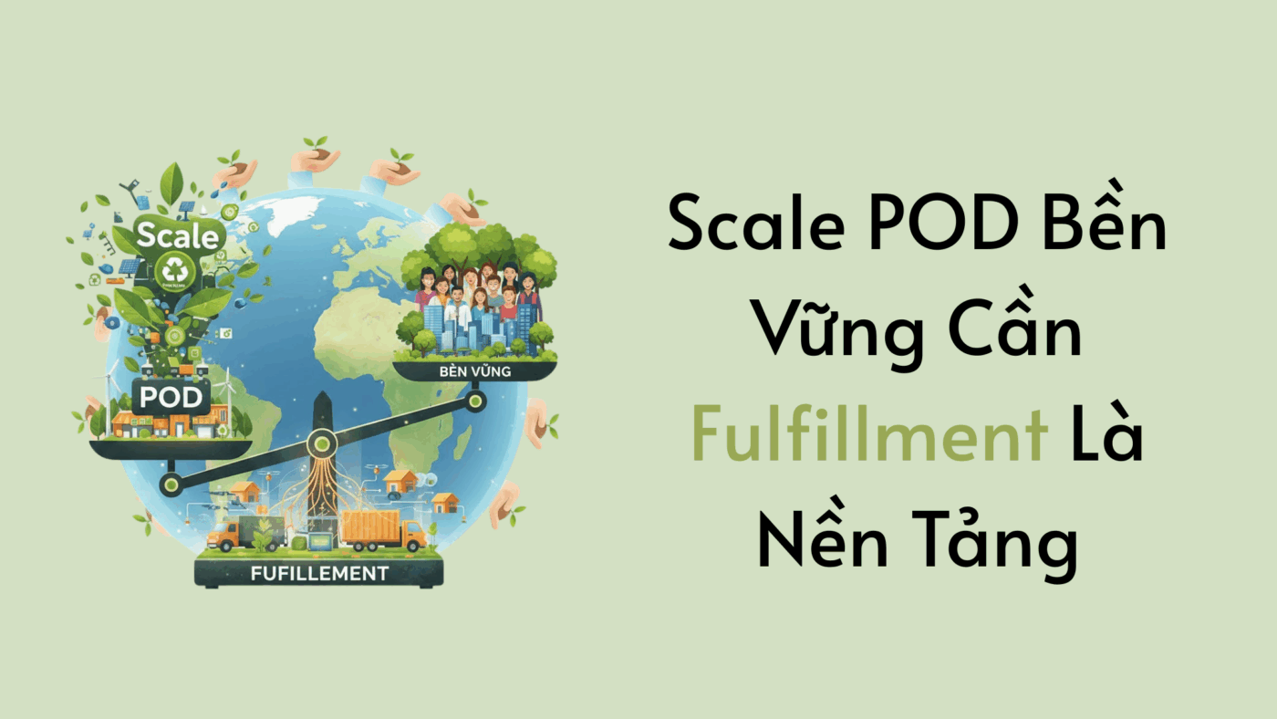 Scale POD Bền Vững Cần Fulfillment Là Nền Tảng