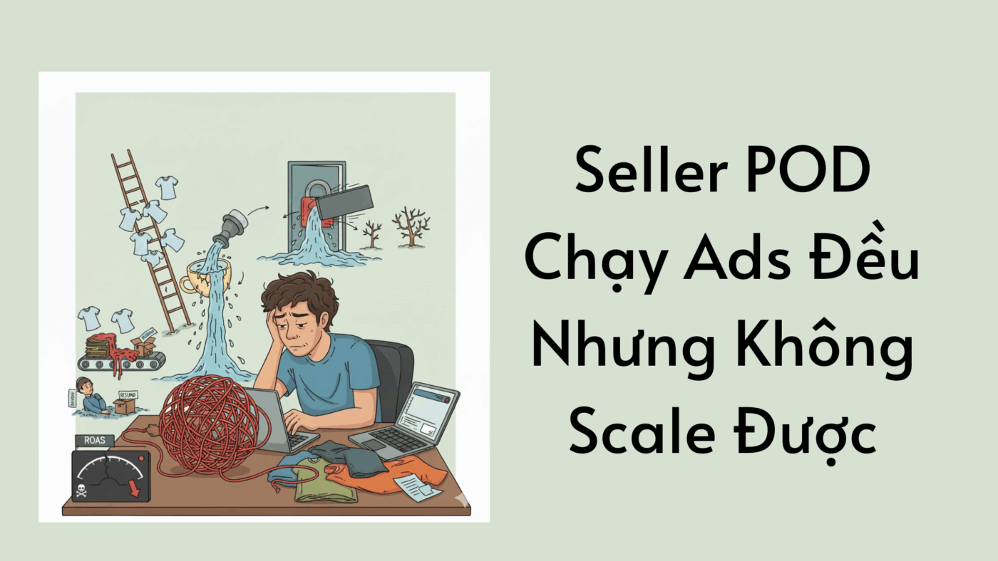 Seller POD Chạy Ads Đều Nhưng Không Scale Được