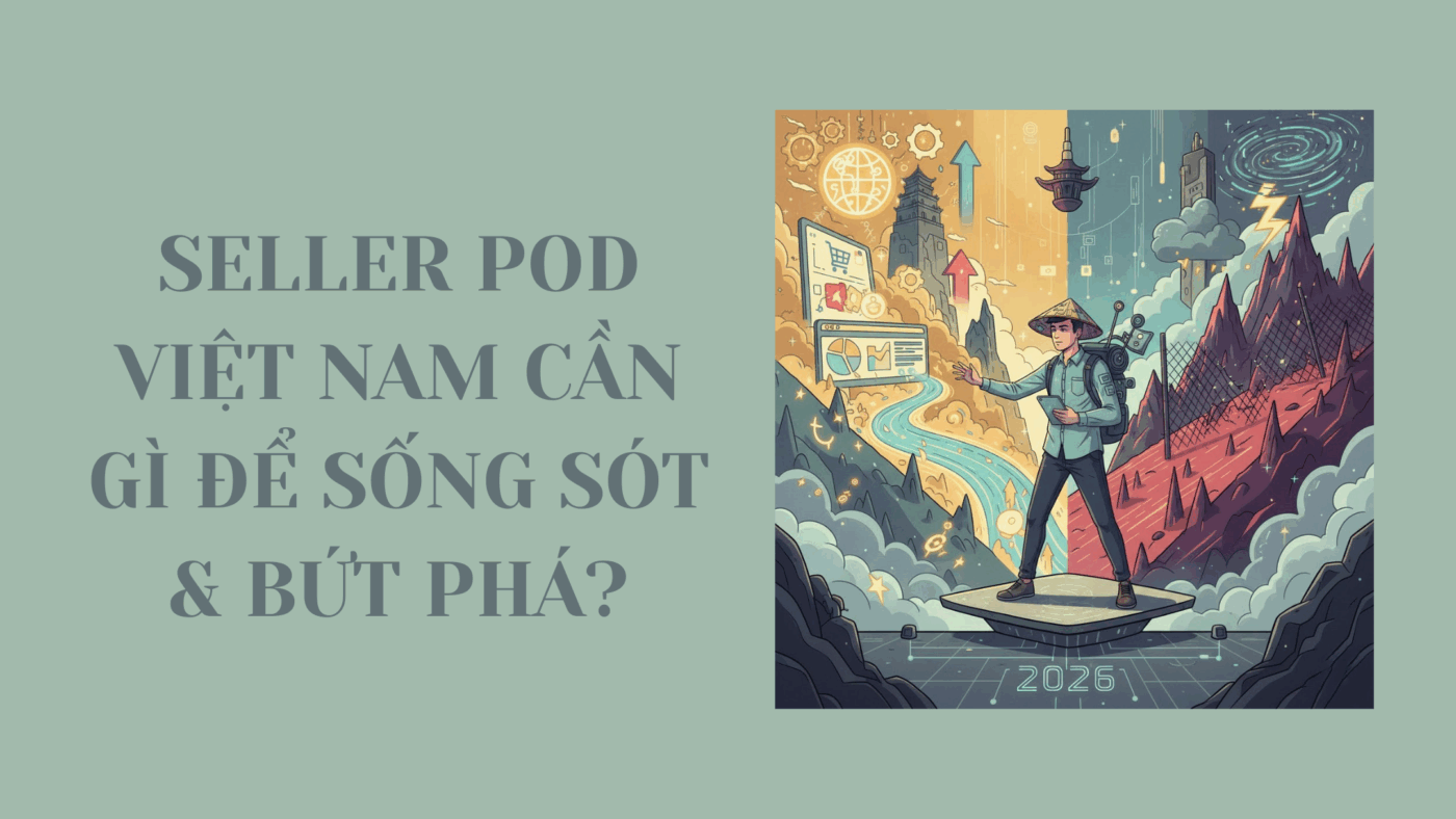 Seller POD Việt Nam cần gì để sống sót & bứt phá?