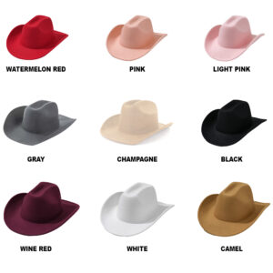 2D Print Cowboy Cap Hat