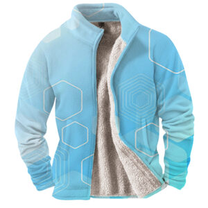 3D Thick Knit Fleece Jacket