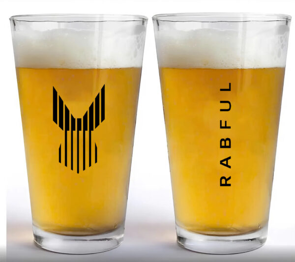 2D Glass Beer Cup