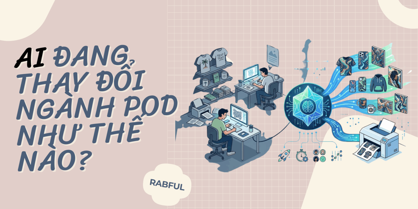 AI Đang Thay Đổi Ngành POD Như Thế Nào?