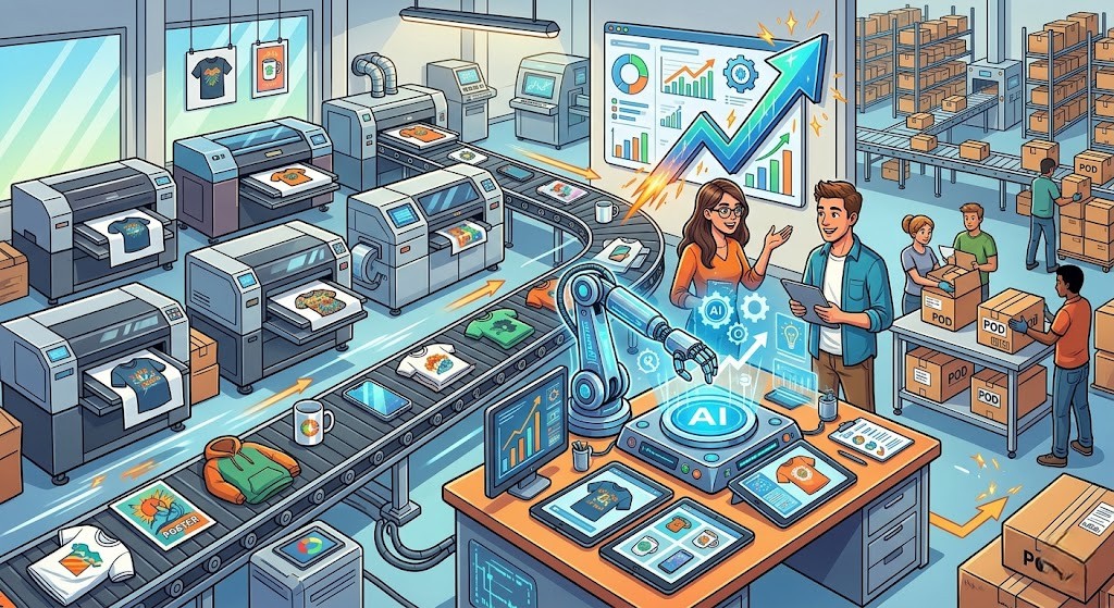 AI Giúp Tăng Tốc Scale Store POD