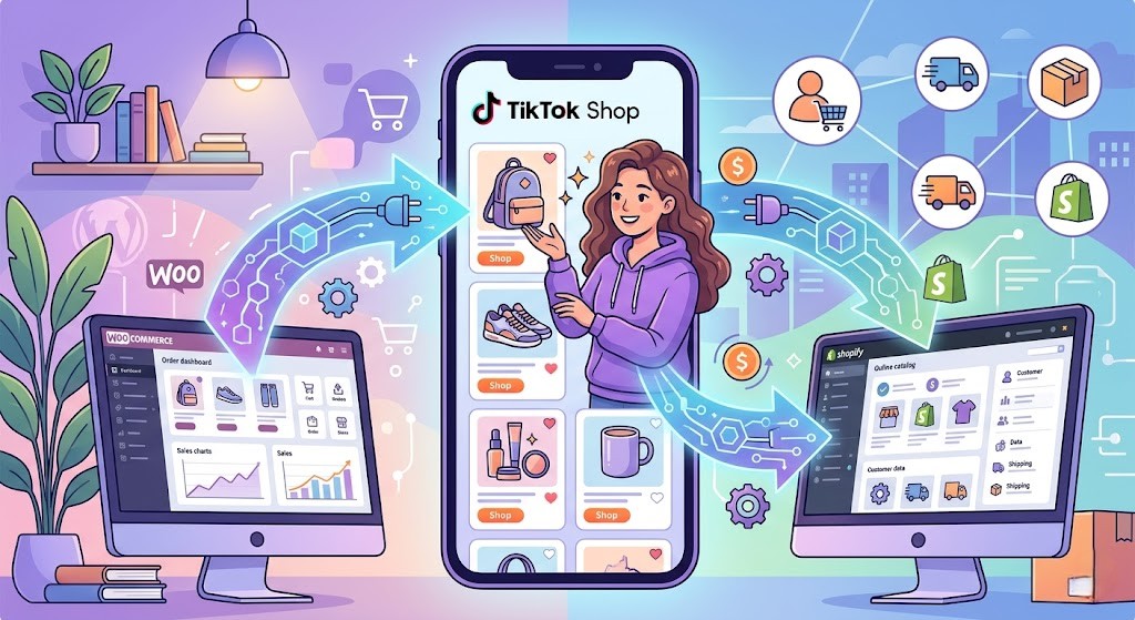 TikTok Shop US Phù Hợp Với Seller WooCommerce & Shopify