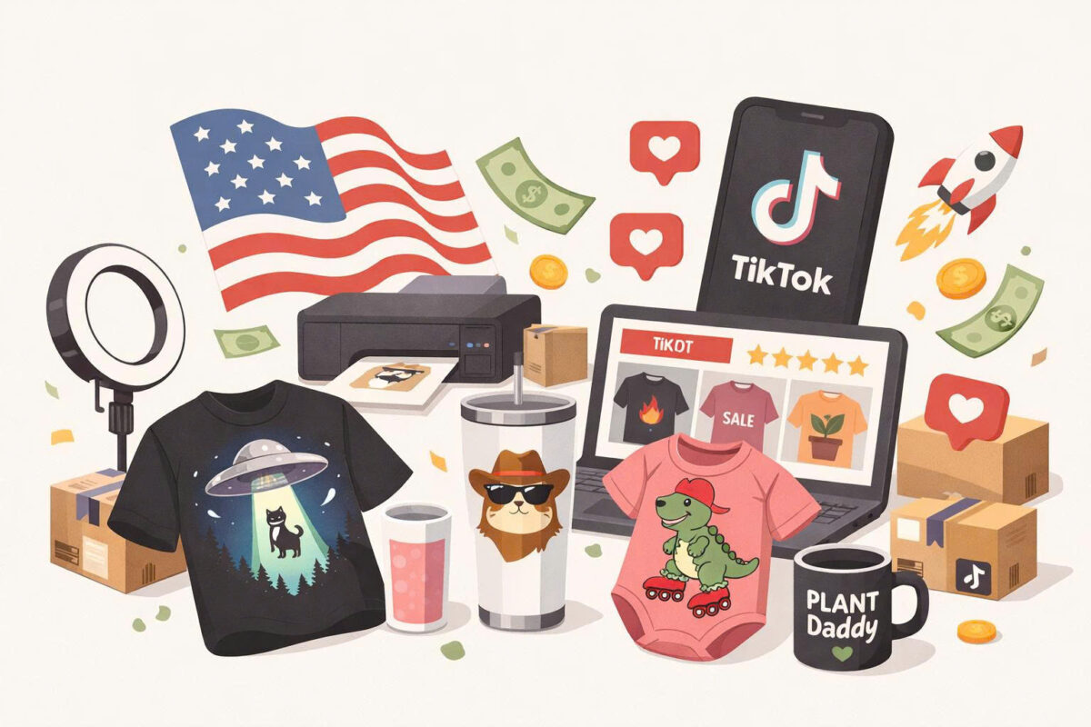 Niche POD Dễ Viral Trên TikTok Shop US