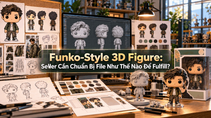 Funko-Style 3D Figure: Seller Cần Chuẩn Bị File Như Thế Nào Để Fulfill?