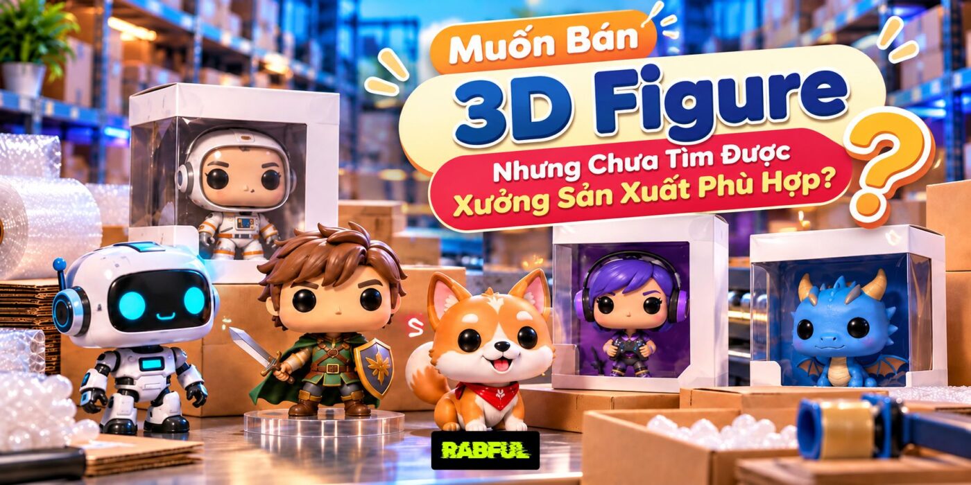 Muốn Bán 3D Figure Nhưng Chưa Tìm Được Xưởng Sản Xuất Phù Hợp?